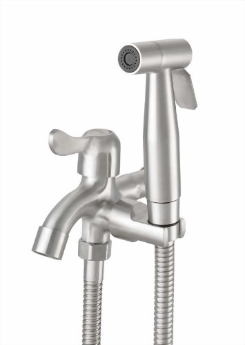 不鏽鋼雙出口長栓附噴槍L7102