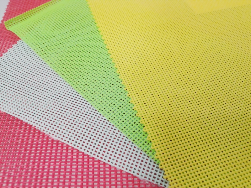 PVC Coated Mesh Fabric YUAN PEING