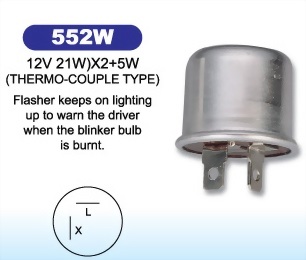 552W - Electronic Flasher(Thermo-Couple Type)