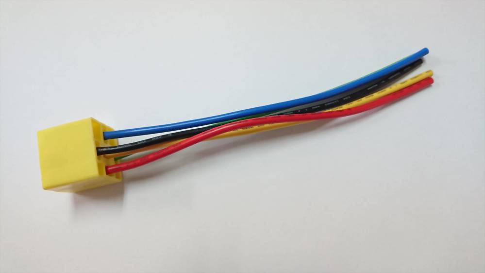 5 Pin Cable Relay Socket Harness Connector