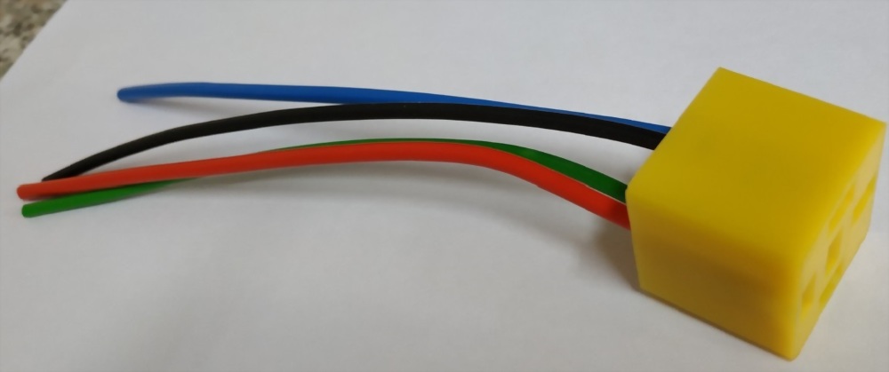 4 Pin Cable Relay Socket Harness Connector