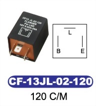 Décodeur de relais de clignotant de voiture EP27 FL27 à 5 broches pour clignotant  LED 12V
