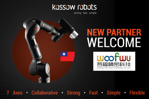吾福精密科技成為「Kassow Robots」在台灣的夥伴！