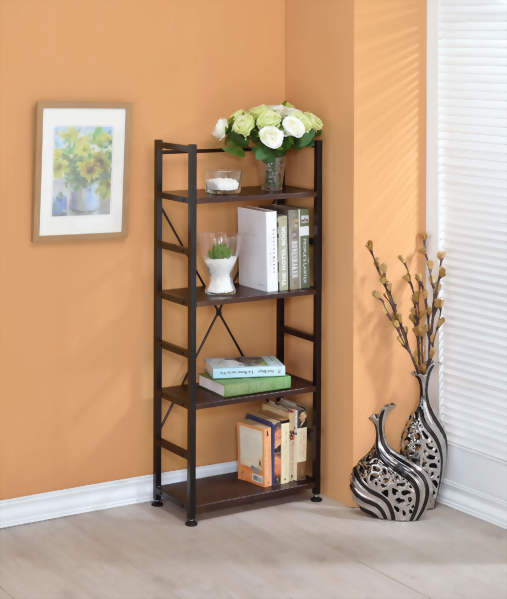 4 Tier Adjustable Bookshelf