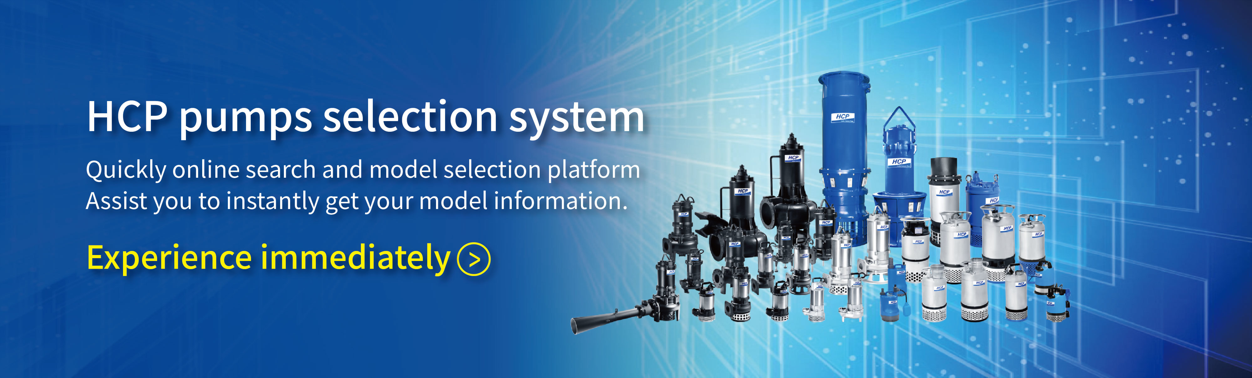 HCP PUMPS SELECTION SYSTEM