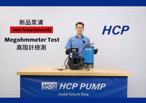 Testing New Pump Insulation with a Megohmmeter