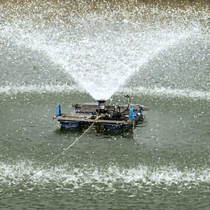Apply Water Sprinkler Kits in Aquaculture Industry, Tainan City, Taiwan. Apply Water Sprinkler Kits in Aquaculture Industry, Tainan City, Taiwan.