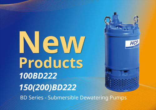 [New Product Launch] 100BD222 / 150(200)BD222 Submersible Dewatering Pumps