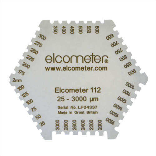 Elcometer 112AL, 112 & 3236 Hexagonal Wet Film Combs