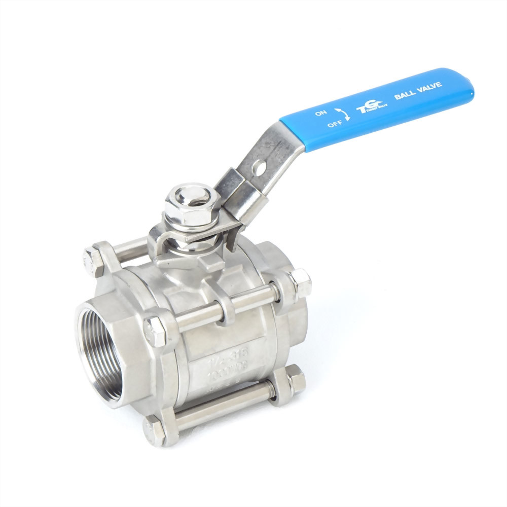3-PC BALL VALVE, WITH LOCKING OPERATION - A3TL-HL