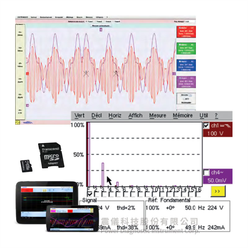 200MHz多功能桌上型分析式示波器(4個隔離通道)