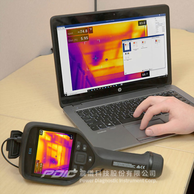 高性能電機/建物檢測/體溫篩檢紅外線熱像儀