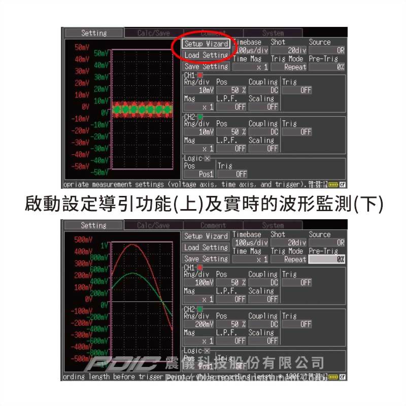 儲存式雙通道高速暫態波形監測/記錄器