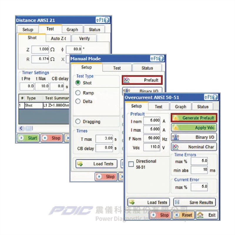 電驛自動測試系統/大功率三相電驛測試器