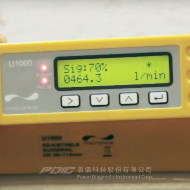固定夾管型時差式超音波流量計