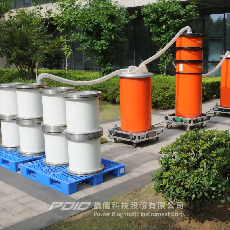 300kV高壓電纜阻尼交流電壓測試/局放測量/定位/分析系統