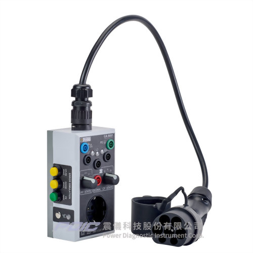 攜行式電動車充電站測試轉接器