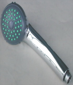 Chrome Plastic Handheld Shower Head 06602C-1