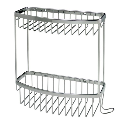 Accesorios de baño: cestas de alambre, capas dobles de latón