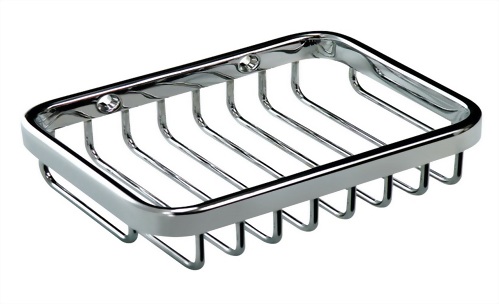 Accesorios de baño: cestas de alambre, capas dobles de latón