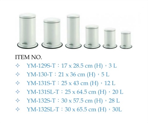 Accesorios de baño-Cubos de basura, tipo escalonado