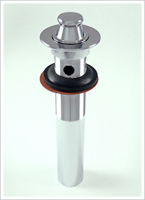 Lift & Turn Lav Sink Drain W/ Overflow 20402