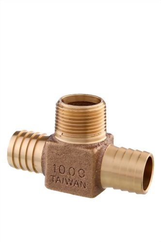 Lead Free Hydrant Tee MIP x Insert x Insert