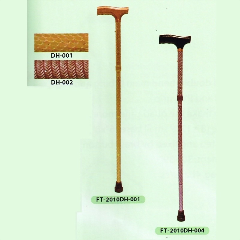 Folding Cane with Engraved Pattern