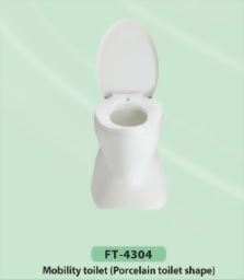 Mobility toilet (Porcelain toilet shape)