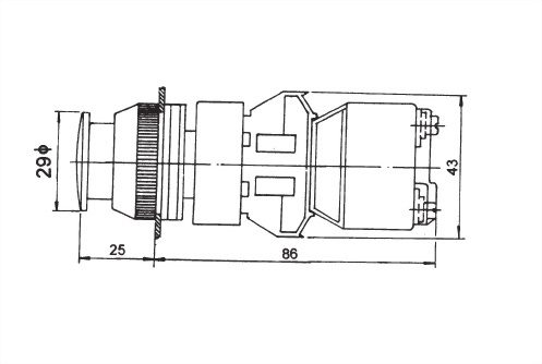 Illuminated Pushbutton Switches ATLPB30-1OC