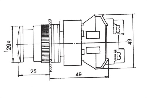 Illuminated Pushbutton Switches ANLPB25-1OC