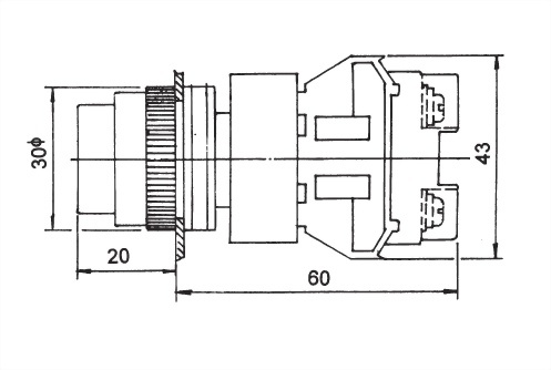 Illuminated Pushbutton Switches NLPB25-1OC