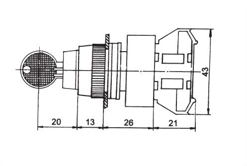 مفاتيح مفتاح محدد AKSS22-2O