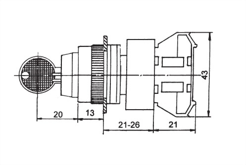 مفاتيح مفتاح محدد AKSS25-1C