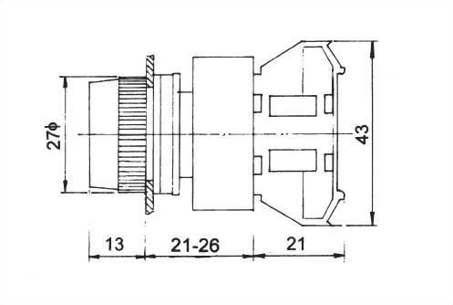 Pushbutton Switches APB22-1C