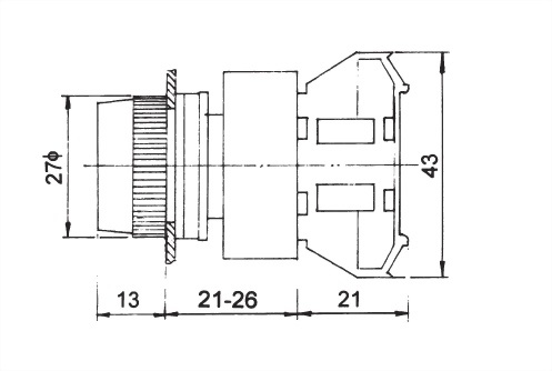 Pushbutton Switches APB22-1O
