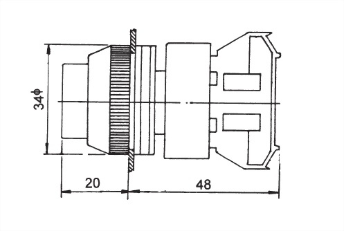 Pushbutton Switches APBL30-1OC