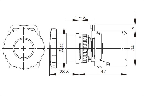 Illuminated Emergency Stop Switches A2ESL11