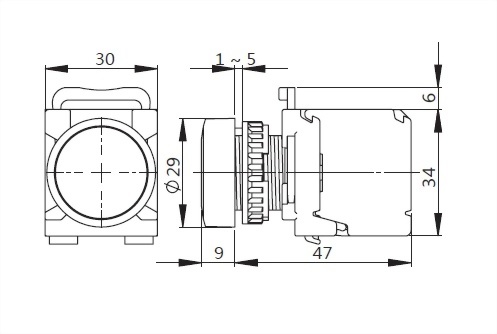 Illuminated Pushbutton Switches A2MRLF11