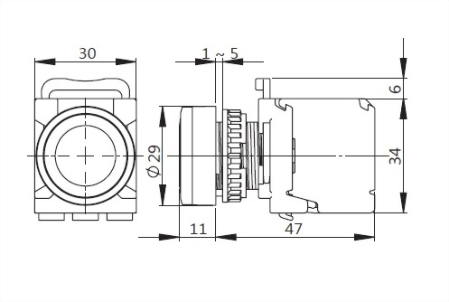 Illuminated Pushbutton Switches A2MRGF11