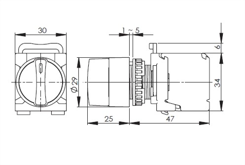 Illuminated Selector Switches A2PSL311