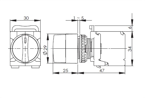 Selector Switches A2MLS311