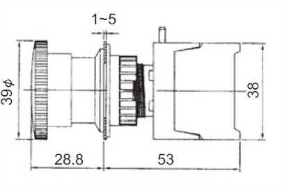 Emergency Stop Switches LMB22-1OC