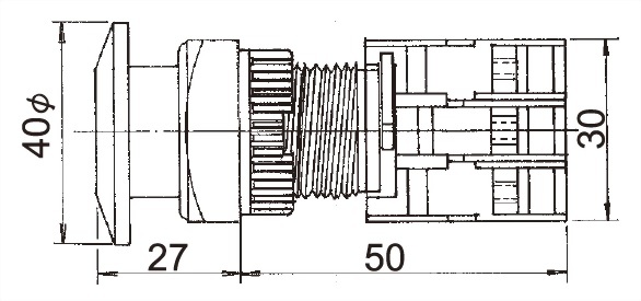 Illuminated Pushbutton Switches LXES22-1O