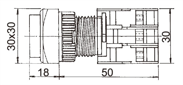 Illuminated Pushbutton Switches LXLS22-1C
