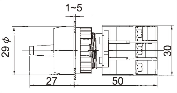 Illuminated Selector Switches GLSL22-2O