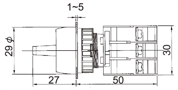 Illuminated Selector Switches LSRL22-2O