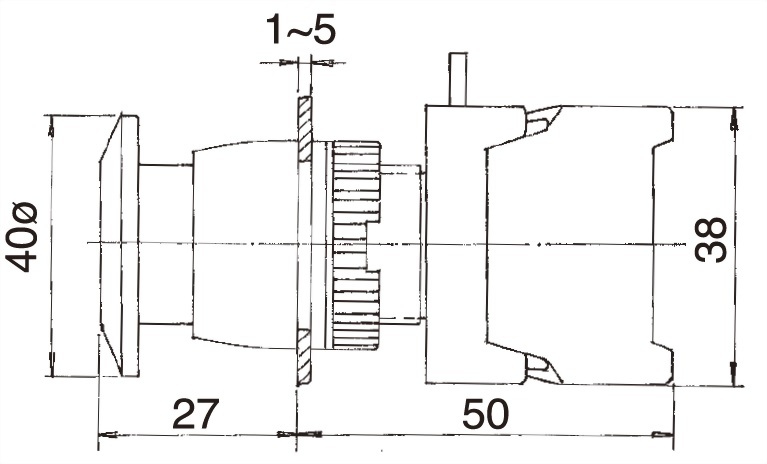 Pushbutton Switches EB22-1OC