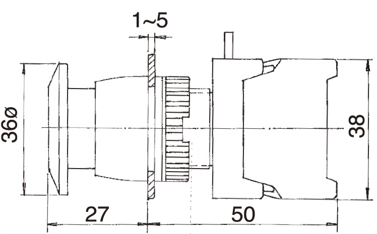 Pushbutton Switches EPF22-1OC