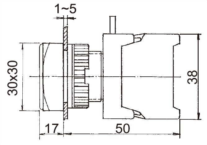 Pushbutton Switches XBS22-1OC